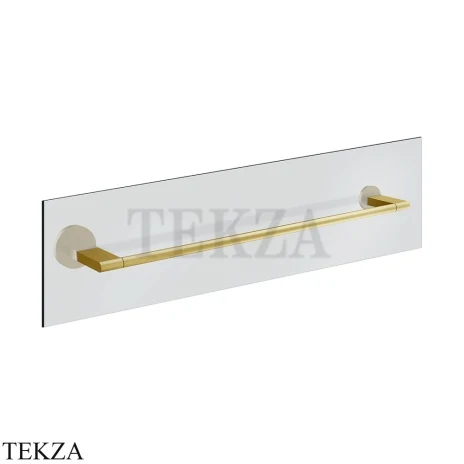 Gessi Origini Полотенцедержатель для крепления на стекло, 60 см 66515-716, Gold Br. PVD