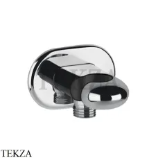 Gessi Goccia Держатель для душевой лейки с выводом 33761-031, хром глянец