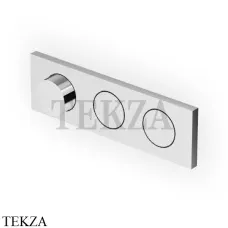 Zucchetti Hoop Термостат для душа на 2 потока, внешняя часть ZHO782, хром глянец