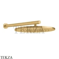 Gessi 316 SHOWER Верхняя душевая лейка с креплением 54148-727, Brushed Brass