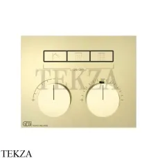 Gessi HI-FI Термостатический смеситель на 3 потока, внешняя часть 63006-710, Brass PVD