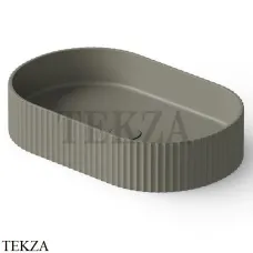 Dea Design Washbasins Раковина настольная 55х35 Solid Surface DD9811 550 4, Light Grey №4