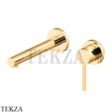 Gattoni Circle One Смеситель для раковины, с встроенной частью 9035/90D0, Gold 24 kr