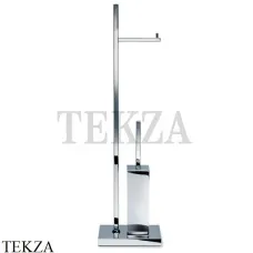 Decor Walther Cube DW 671 напольная стойка с ершиком и бумагодержателем, хром
