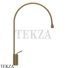 Gessi Goccia Смеситель для раковины высокий, без сливного гарнитура 33606-713, Antique Brass