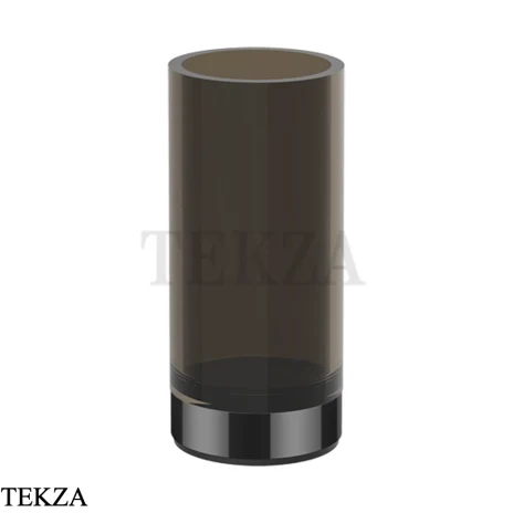 Gessi Perle Стакан для зубных щёток круглый 74833-706, black хром глянец