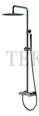 Boheme Stick Стойка-колонна для душа с изливом каскад Stick 128-SGM Shine Gun Metal DIAMOND