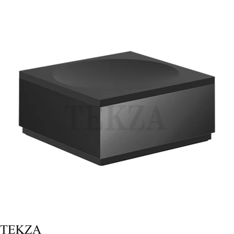 Gessi Jacqueline Мыльница настольная квадратная 77525-706, black хром глянец