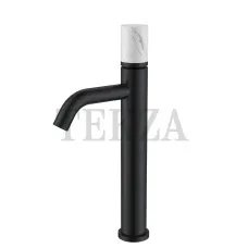 Boheme Stick Смеситель для раковины высокий Stick 122-B-MR-W Black MRAMOR White
