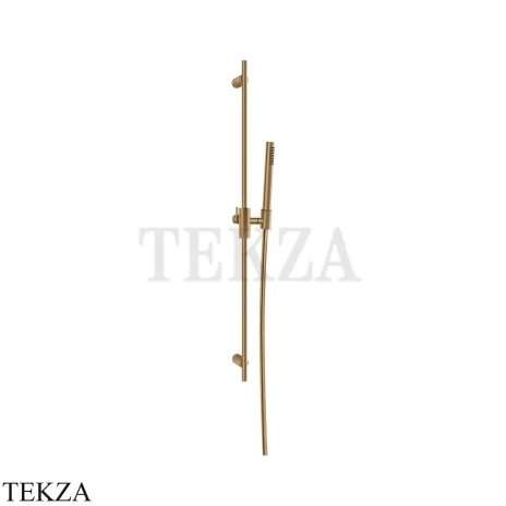 Gessi Habito CESELLO Штанга в комплекте с душевой лейкой и шлангом 70445-726, Warm Bronze Br. PVD
