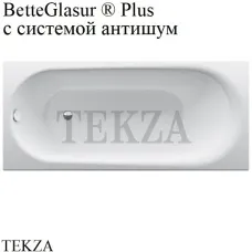 BETTE BetteComodo Ванна прямоугольная, сталь, система антишум 1251-000 PLUS, BetteGlasur ® Plus, белый глянец