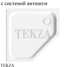 BETTE BetteCaro Душевой поддон из стали 100х100 см 7219-000 система антишум, белый глянец