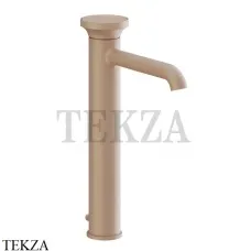 Gessi Origini WARM Смеситель для раковины с донным клапаном 66003-275, Matte Cipria