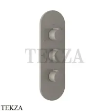 Gessi Ingranaggio-Anello Термостат для душа, 5 потоков, внешняя часть 43072-149, Finox Brushed Nickel