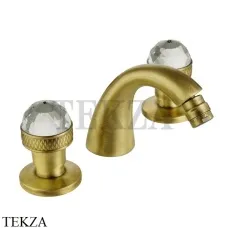 Migliore Axo SWAROVSKI Смеситель для биде, без сливного гарнитура 18475, бронза classic