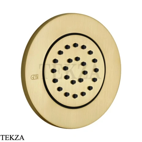 Gessi INCISO SHOWER Боковая форсунка поворотная, внешняя часть 32982-716, Gold Br. PVD
