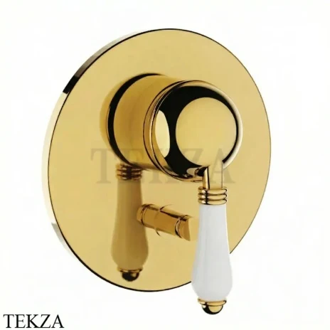 Nicolazzi P.Mont Blanc Смеситель для душа. 2 потока, внешняя часть, 3460EXTGB76, золото глянец