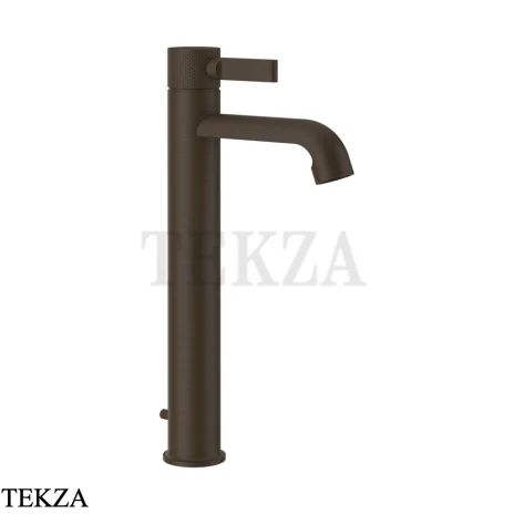 Gessi INCISO Смеситель для раковины высокий, с гарнитуром 58003-845, Dark Bronze