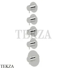 Newform XT Термостат для душа на 4 потока, внешняя часть, 67601E.M0.070, Titanium satin