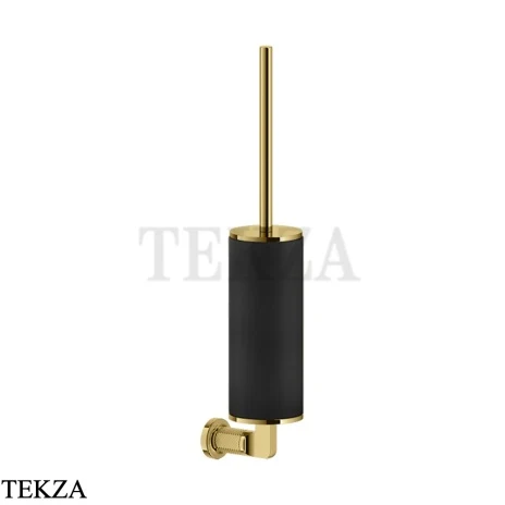 Gessi INCISO accessories Туалетный ершик настенный, черный 58520-246, Gold PVD