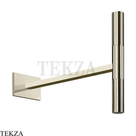 Gessi Incastri Верхний душ с держателем из стены 75148-720, никель глянец