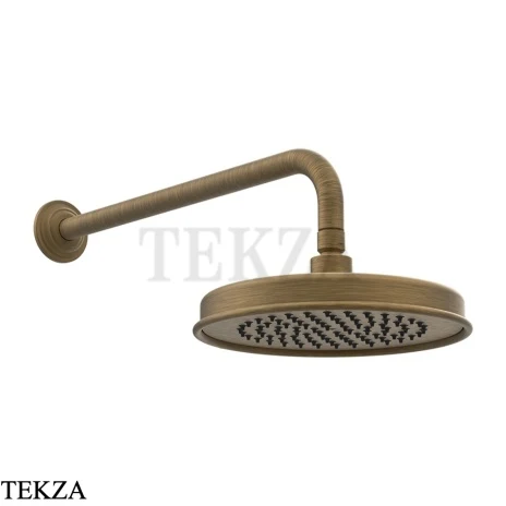 Gessi VENTI20 Верхний душ 200 с настенным креплением 65148-713, Antique Brass