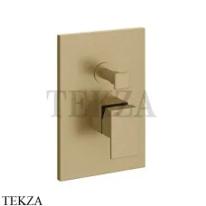 Gessi Rettangolo shower Смеситель для душа 2 потока, внешняя часть 44604-726, Warm Bronze Br. PVD Gessi Rettangolo shower Смеситель для душа 2 потока, внешняя часть 44604-726, Warm Bronze Br. PVD