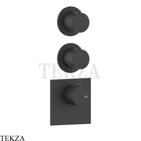 Gessi 316 WELLNESS Термостат 2 потока, внешняя часть 54504-299, Black XL