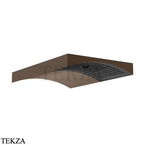 Gessi Haute Culture Shower Верхняя регулируемая лейка с настенным держателем 57506-845, бронза Dark Brush
