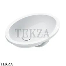 Catalano Italy Раковина врезная снизу без отв. 57 см, с переливом 0727570001, белый глянец