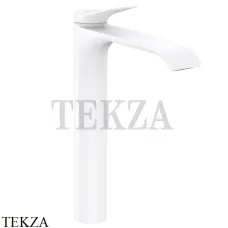 Hansgrohe Vivenis Смеситель для раковины 250, с донным клапаном 75040700, белый матовый
