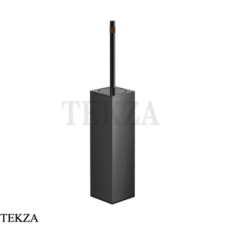 Gessi Jacqueline Туалетный ёршик напольный 77543-706, black хром глянец
