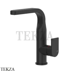 Gessi Emporio Via manzoni Смеситель для раковины высокий, с донным клапаном 47124-299, черный матовый