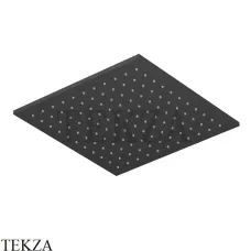 Zucchetti Верхняя душевая лейка 30х30 для кронштейна Z94269.P81, brushed total black PVD