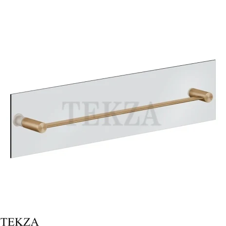 Gessi 316 ACCESSORIES Полотенцедержатель для крепления на стекло, 60 см 54925-726, Warm Steel Brushed PVD