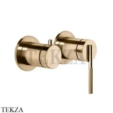 Gessi INGRANAGGIO Смеситель для душа, 2 потока, внешняя часть 63580-735, Warm Bronze Gessi INGRANAGGIO Смеситель для душа, 2 потока, внешняя часть 63580-735, Warm Bronze