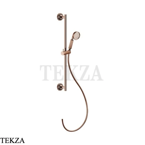 Gessi VENTI20 Штанга в комплекте с душевой лейкой, шланг 65143-030, Copper PVD