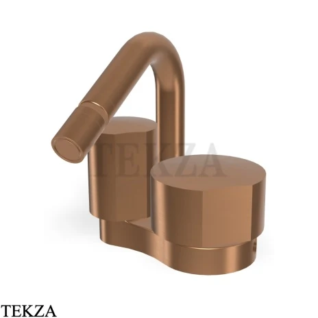 FIMA Carlo Frattini SO Смеситель для биде, с донным клапаном ( ручки отдельно) F3172ZS, Brushed Amber Bronze
