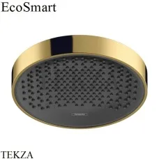 Hansgrohe Rainfinity Верхний душ 250 1jet EcoSmart для потолочного крепления 26229990, золото глянец