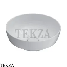GLOBO T-EDGE Раковина накладная-полувстраиваемая, B6T38BI, белый глянец