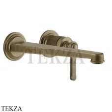 Gessi VENTI20 Смеситель для раковины длинный, внешняя часть 65088-713, Antique Brass