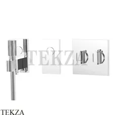 FIMA Carlo Frattini Switch Термостат для душа с лейкой на 2 потока, внешняя часть, белый матовый