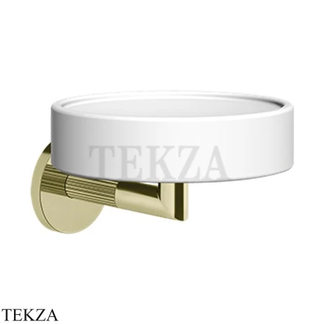 Gessi INGRANAGGIO Мыльница настенная композит белый 63801-710, Brass PVD