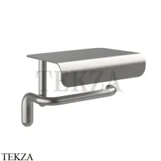 Gessi Goccia Бумагодержатель с крышкой-полкой 38049-147, Chrome Brushed