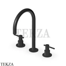 Zucchetti Helm Смеситель для раковины, без донного клапана ZHL516.XP81, brushed total black PVD
