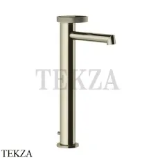 Gessi ANELLO Смеситель для раковины высокий, с донным клапаном 63303-720, Nickel PVD