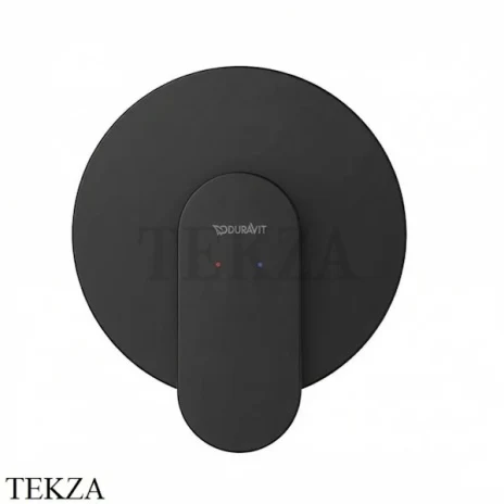 Duravit Wave Смеситель для душа, комплект WA4210007046, черный матовый