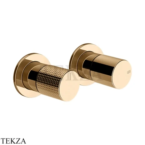 Gessi Habito CESELLO Смеситель для душа с переключателем 2 потока ванна-душ 70479-735, Warm Bronze PVD