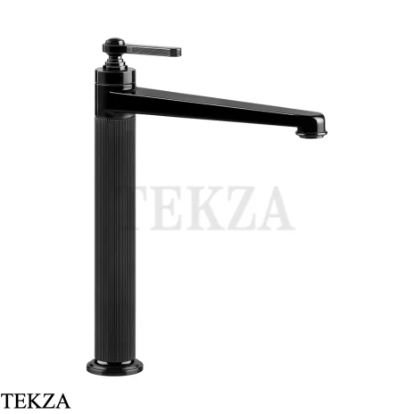 Gessi VENTI20 Смеситель для раковины высокий, с донным клапаном 65003-706, Black Metal PVD