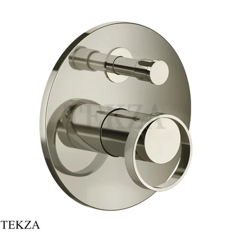 Gessi ANELLO Смеситель для душа круглый, на 2 потока 63377-720, Nickel PVD